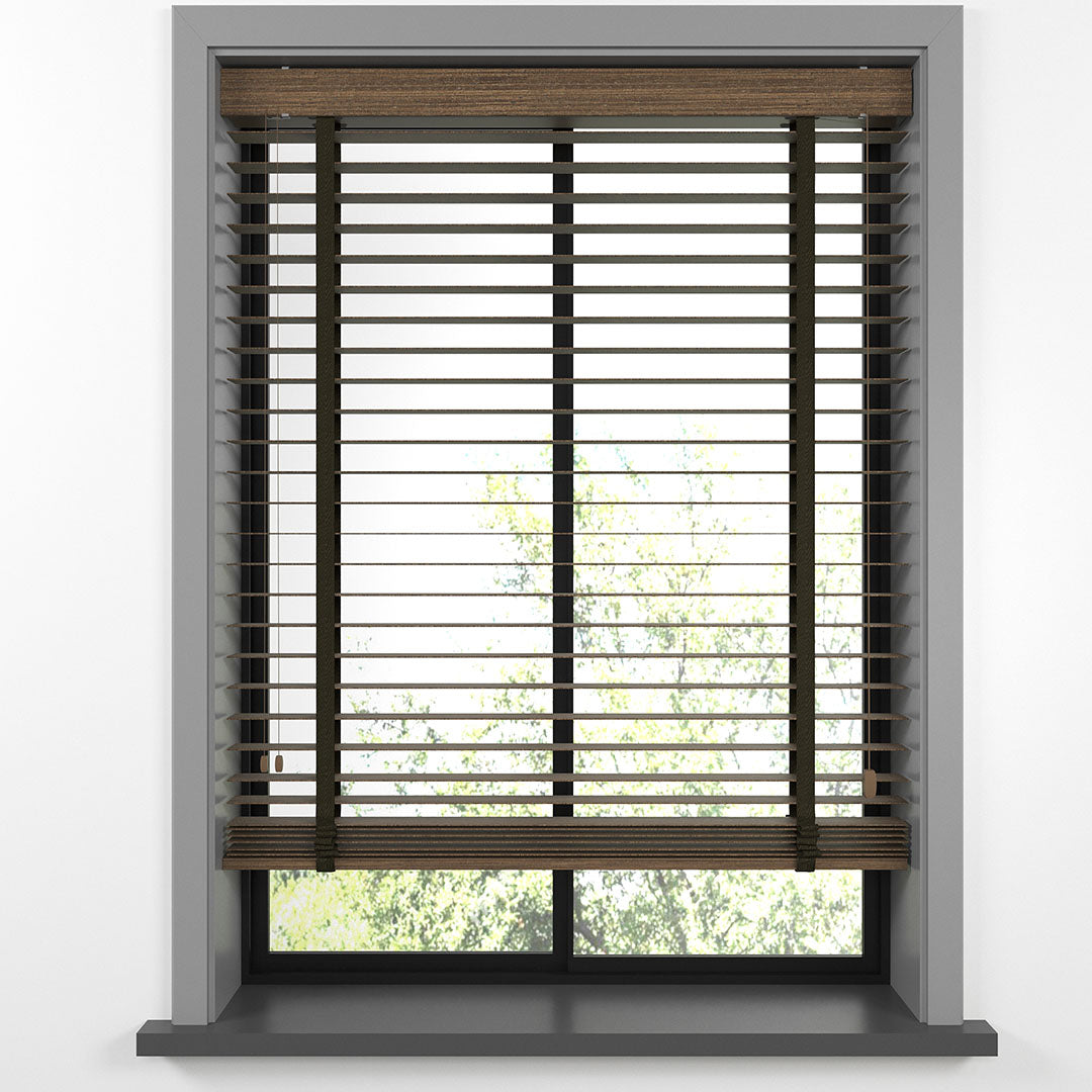 50 MM LUXURY WOOD Mud Ahşap Jaluzi