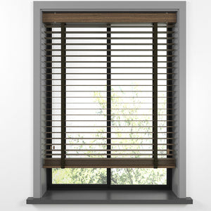 50 MM LUXURY WOOD Mud Ahşap Jaluzi