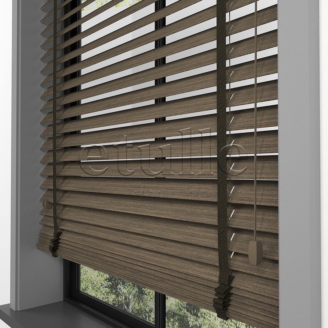 50 MM LUXURY WOOD Mud Ahşap Jaluzi