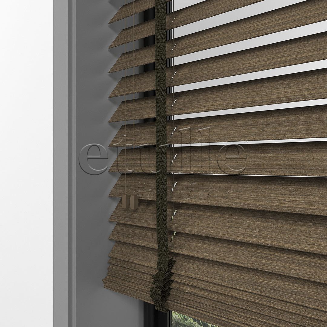 50 MM LUXURY WOOD Mud Ahşap Jaluzi