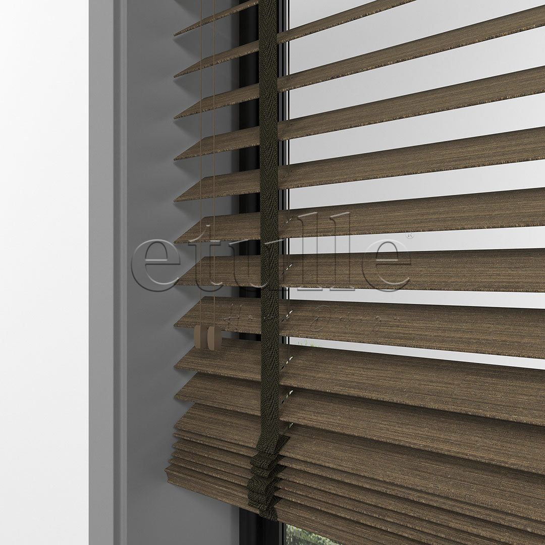 50 MM LUXURY WOOD Mud Ahşap Jaluzi