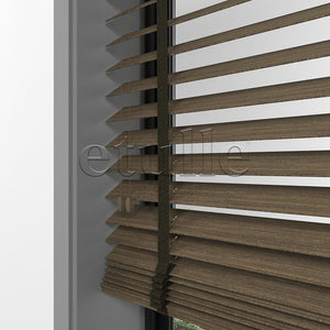 50 MM LUXURY WOOD Mud Ahşap Jaluzi