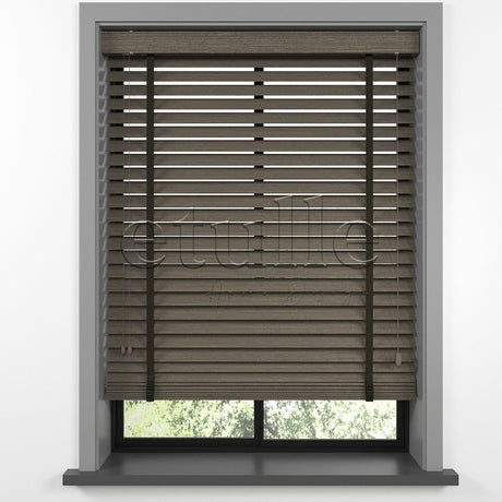 50 MM LUXURY WOOD Soil Ahşap Jaluzi