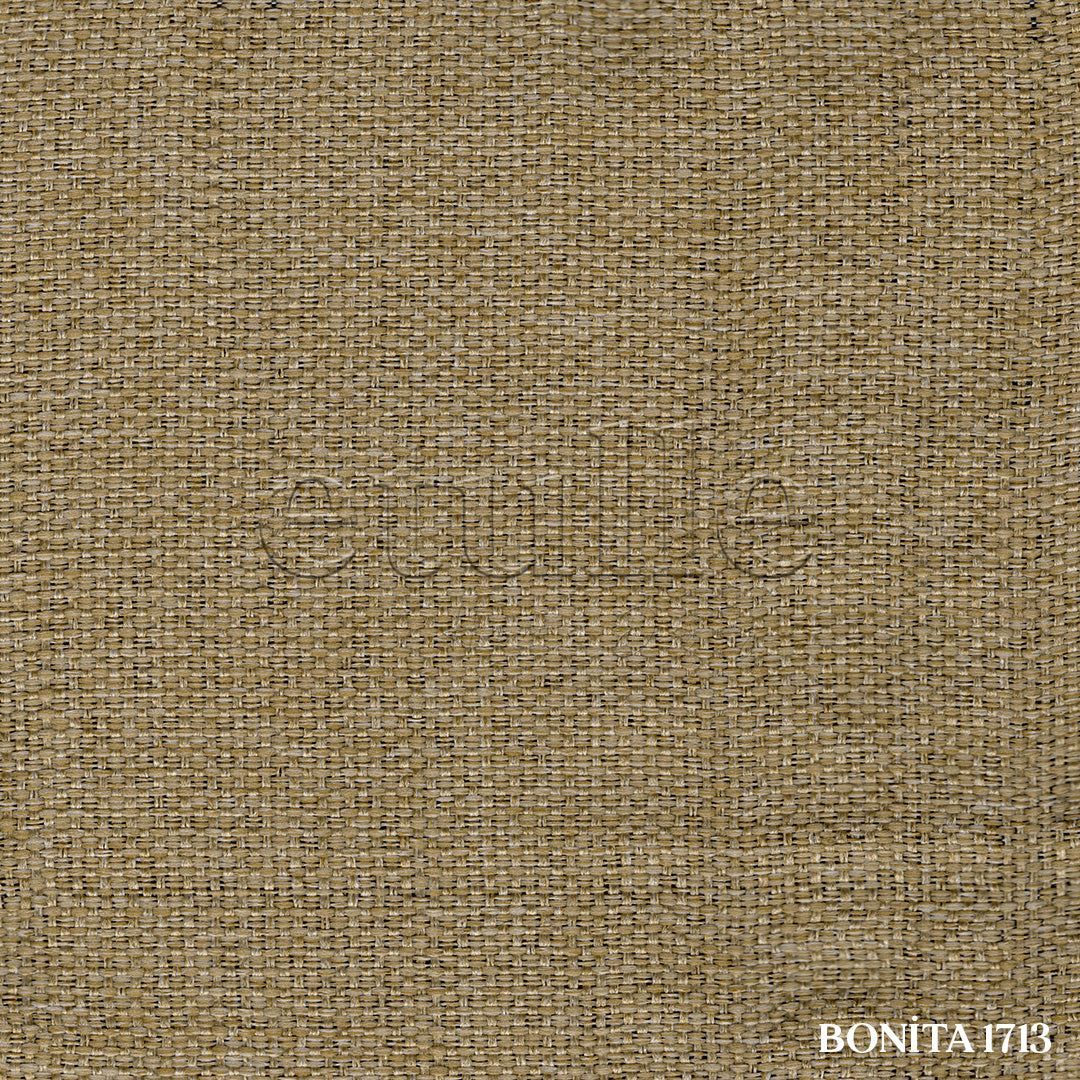 Açık Bej Hasır Keten Karartma Fon Perde | Bonita
