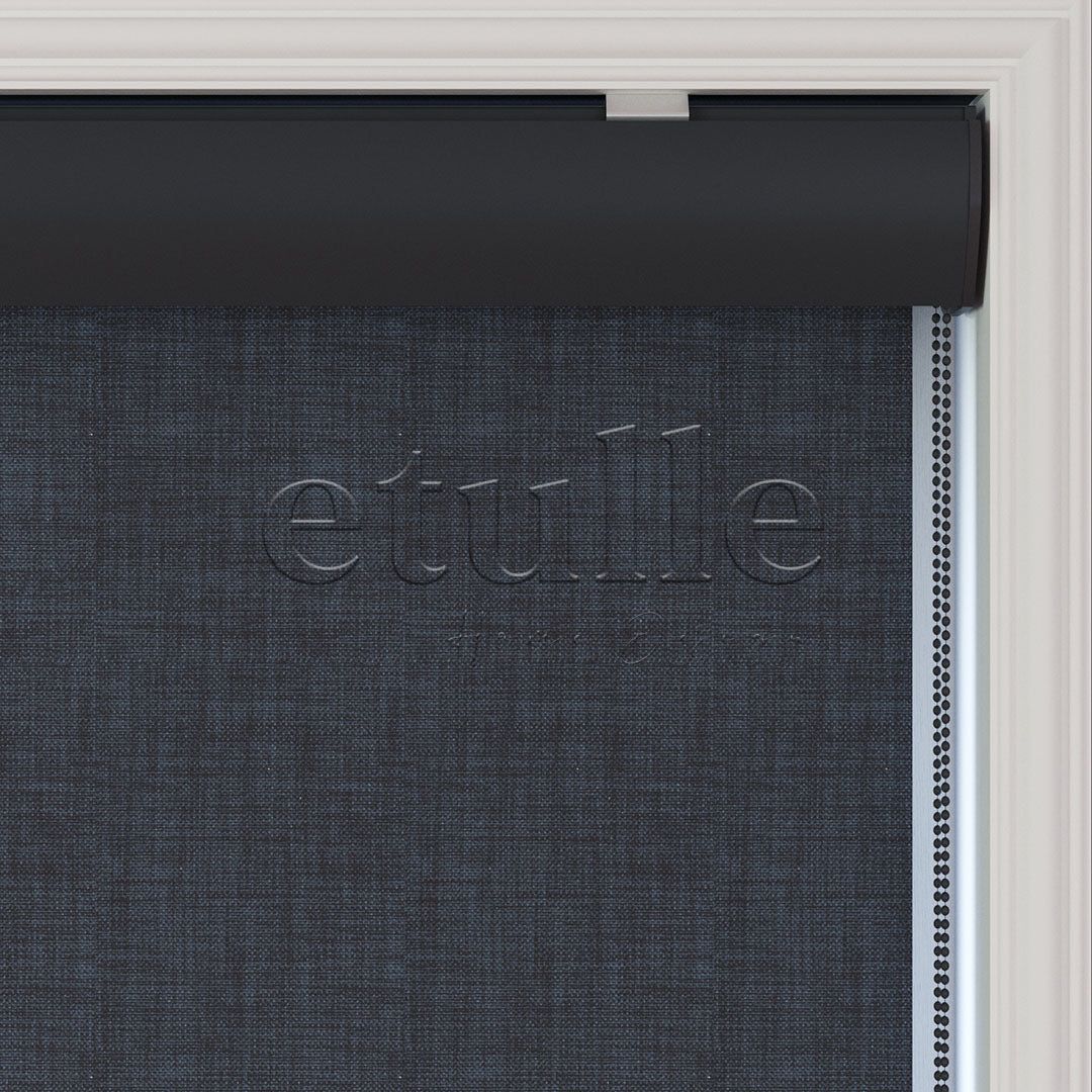 Antrasit Blackout Keten Stor Perde | Fiorella