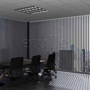 Antrasit Düz PVC Dikey Perde