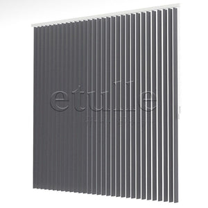 Antrasit Düz PVC Dikey Perde