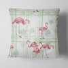 Baskılı Kırlent | Flamingo Soft