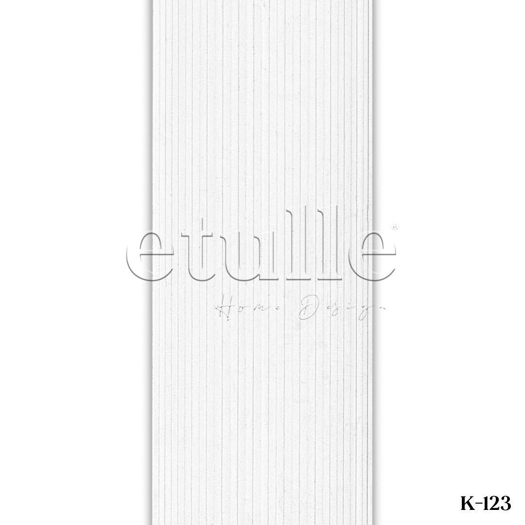 Beyaz Kanallı PVC Dikey Perde
