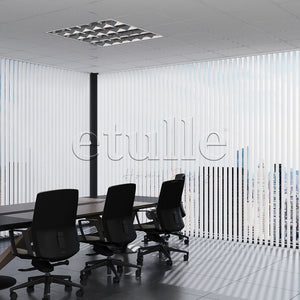 Beyaz Oval Perfore PVC Dikey Perde