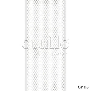 Beyaz Oval Perfore PVC Dikey Perde