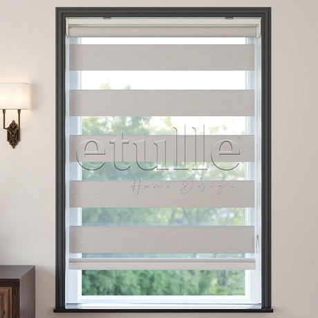 Ekru Blackout Zebra Perde | Bolsena