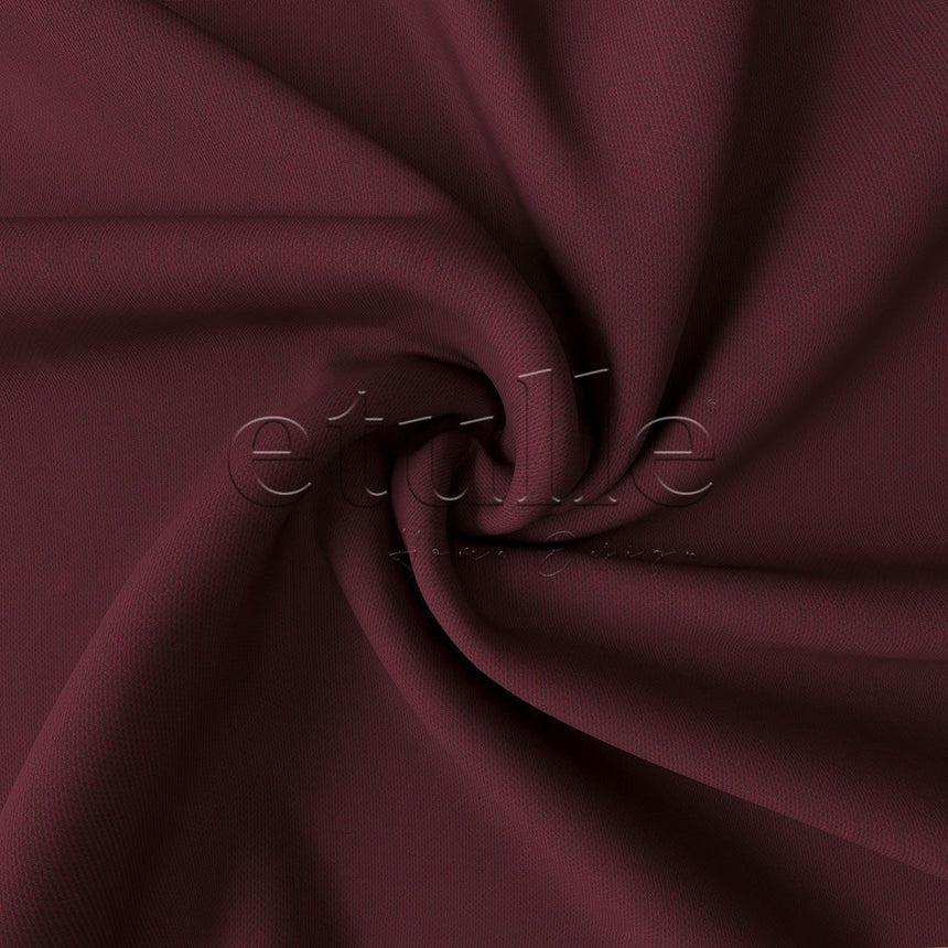 Bordo Naturel Keten Fon Perde | Casual