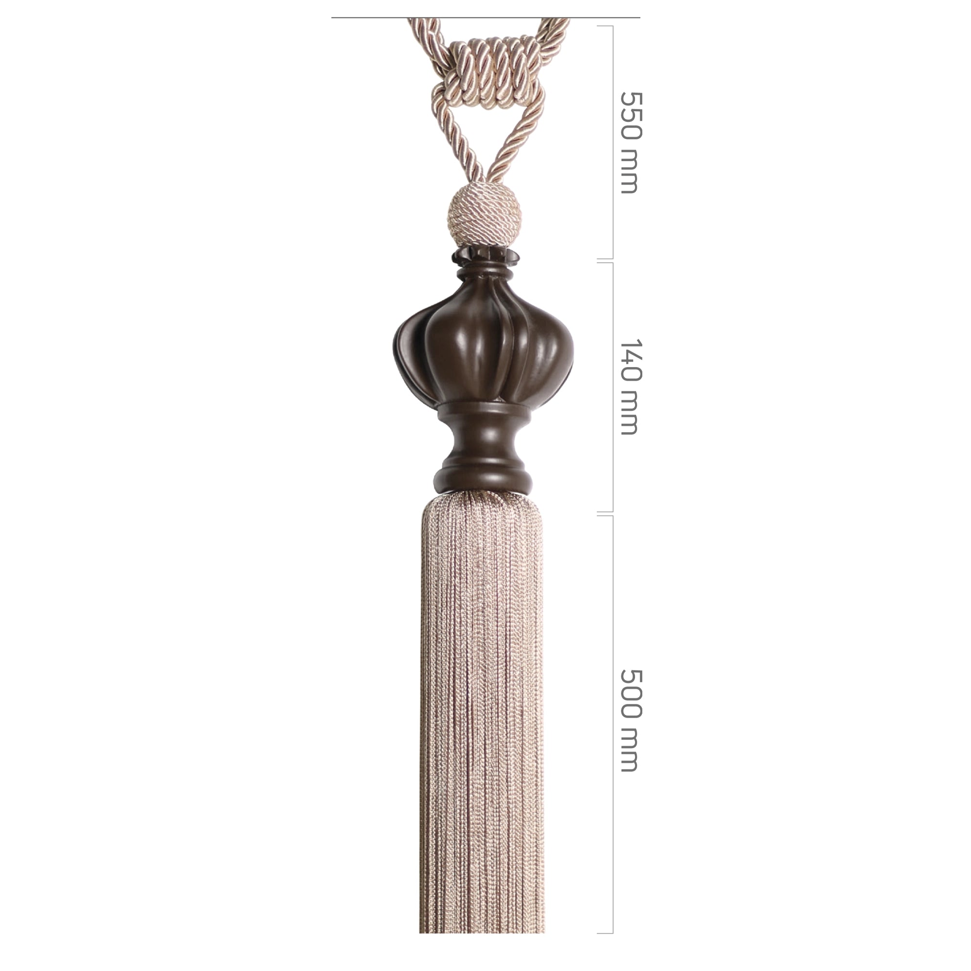 Braçol - Ceviz Rengi Metal - Taç