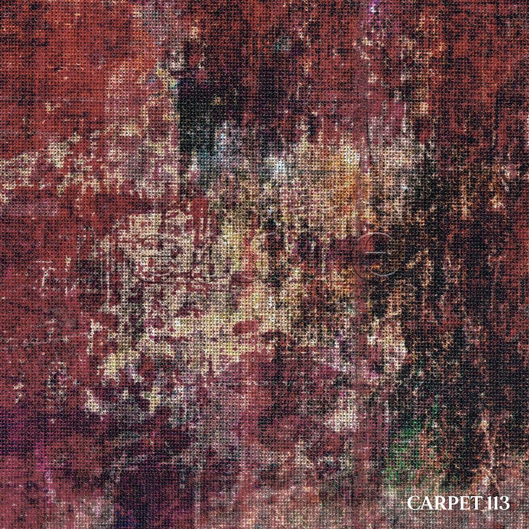 Carpet - Baskılı Dikey Tül Perde