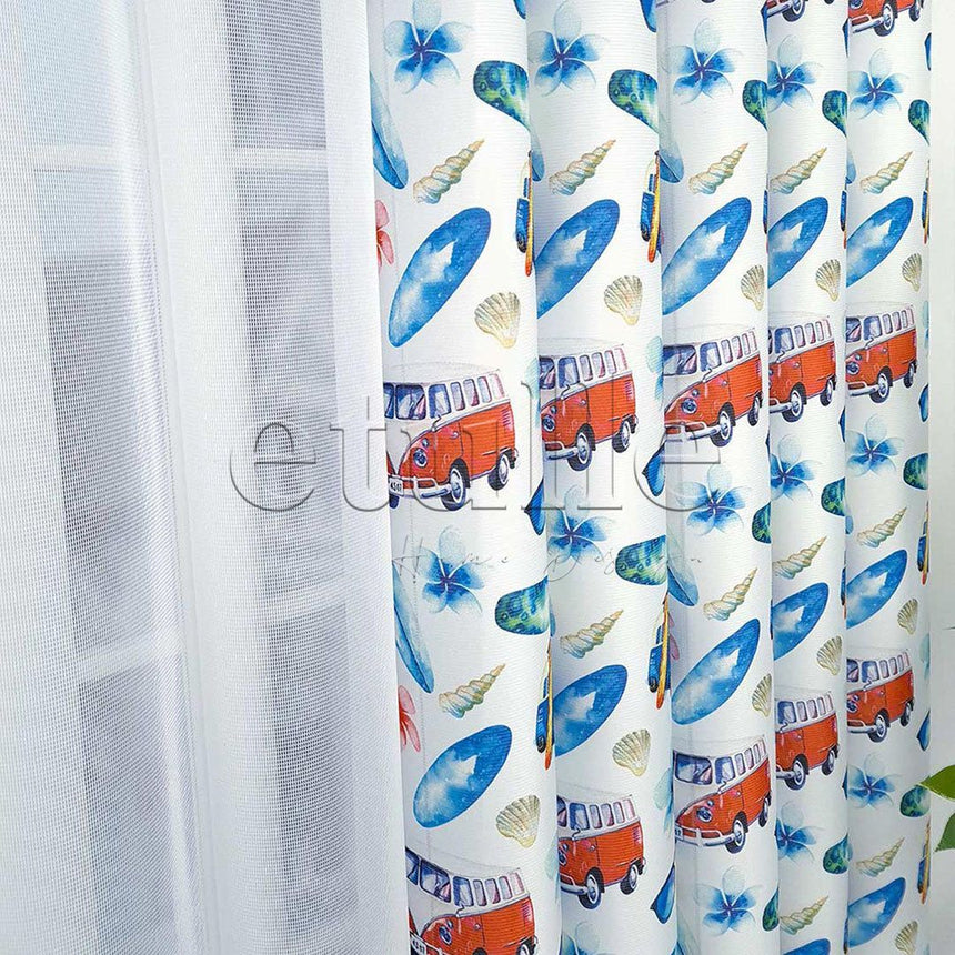 Çocuk Sörf - Çocuk Odası Dikey Tül Perde