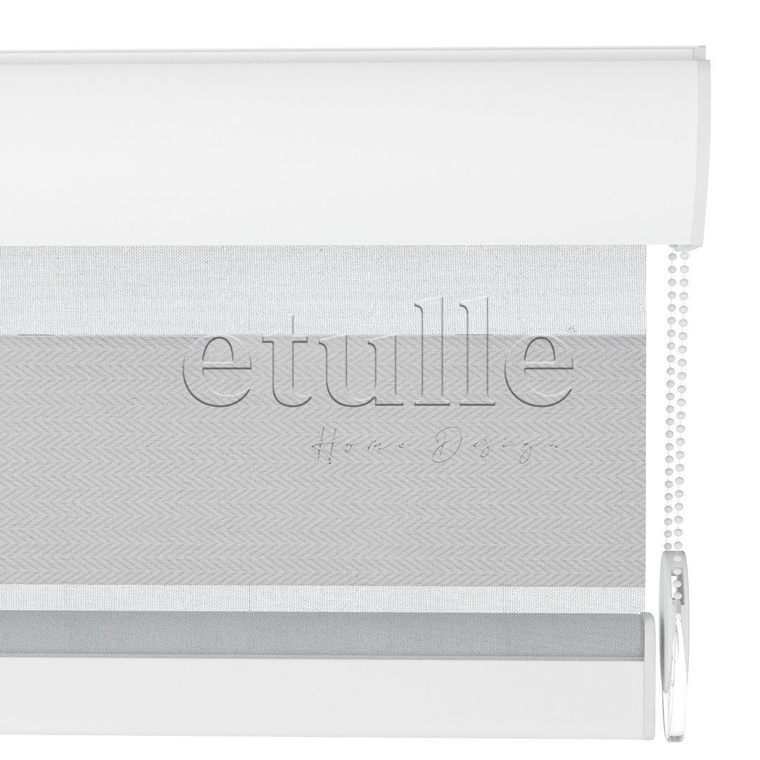 Ekru Blackout Zebra Perde | Ennio