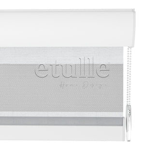 Ekru Blackout Zebra Perde | Ennio