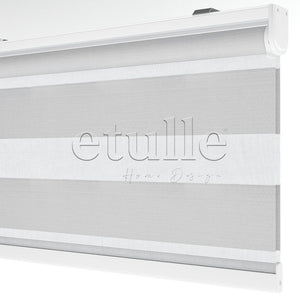 Ekru Blackout Zebra Perde | Ennio