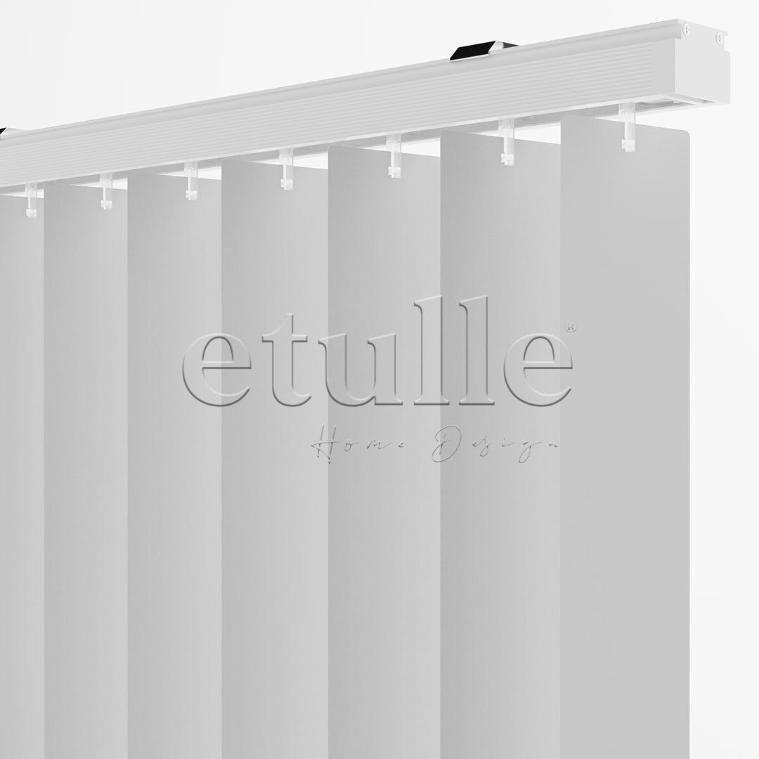 Gri Düz PVC Dikey Perde