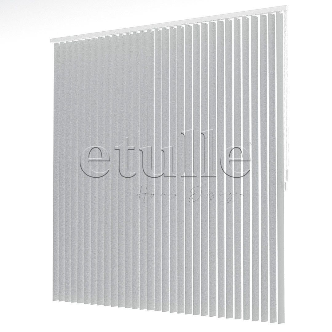 Gri Düz PVC Dikey Perde