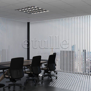 Gri Kanallı PVC Dikey Perde
