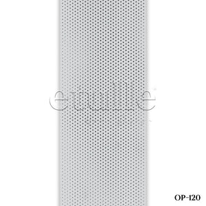 Gri Oval Perfore PVC Dikey Perde