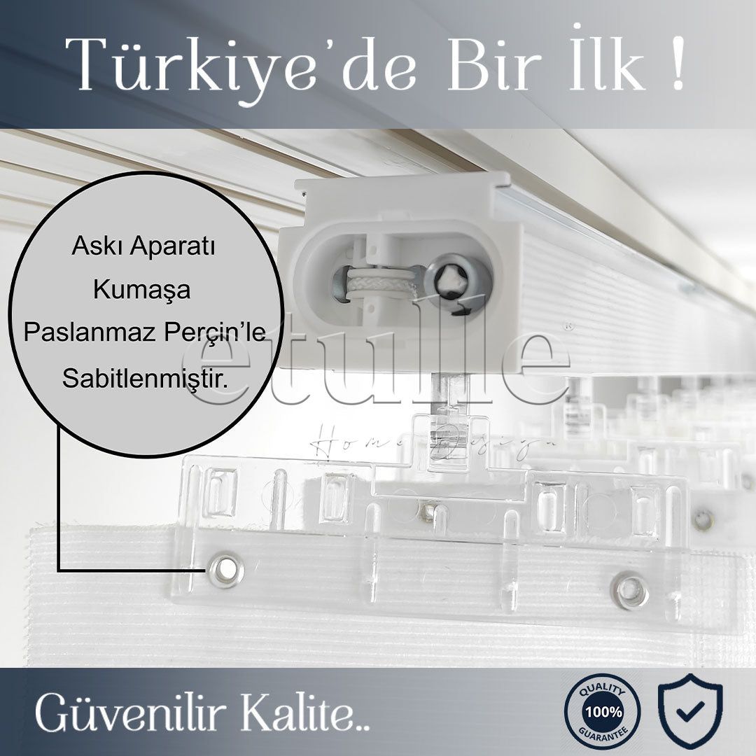İstanbul - Çizgili Dikey Tül Perde