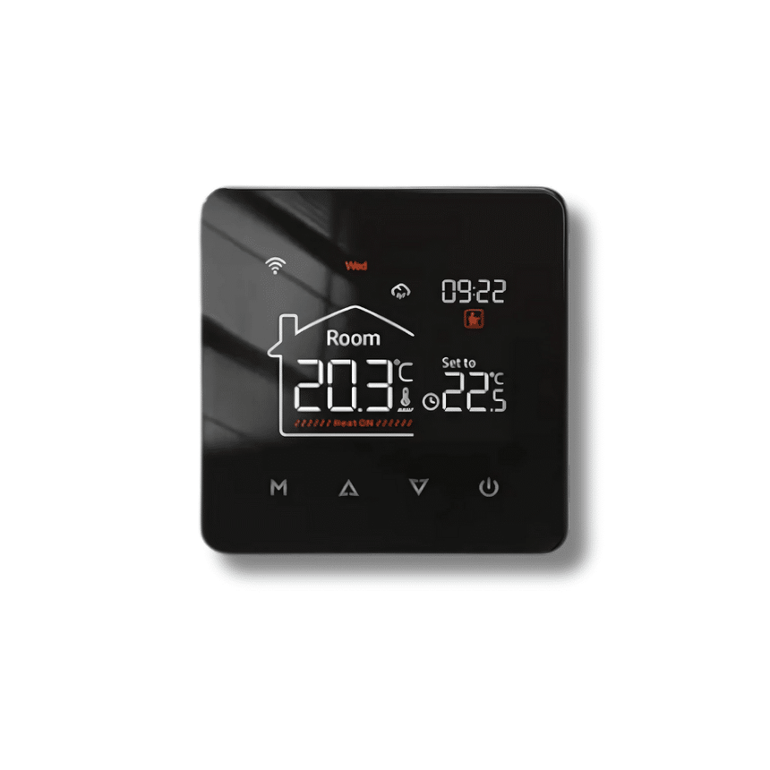 Kablolu LCD Ekranlı WiFi Oda Termostatı