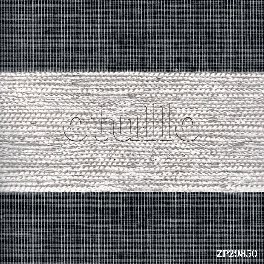 Bej Desenli Zebra Perde | Loch