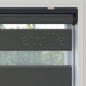 Antrasit Blackout Zebra Perde | Mais