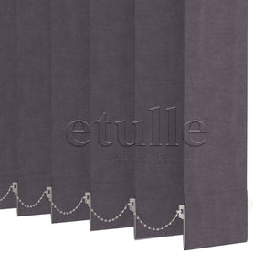Mor Blackout Kumaş Dikey Perde | Seraphina