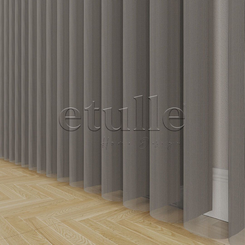 Perledo - Rustikli Dikey Tül Perde