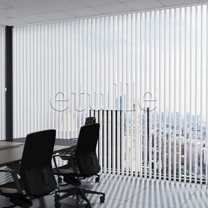 Siyah - Gri Çizgili PVC Dikey Perde