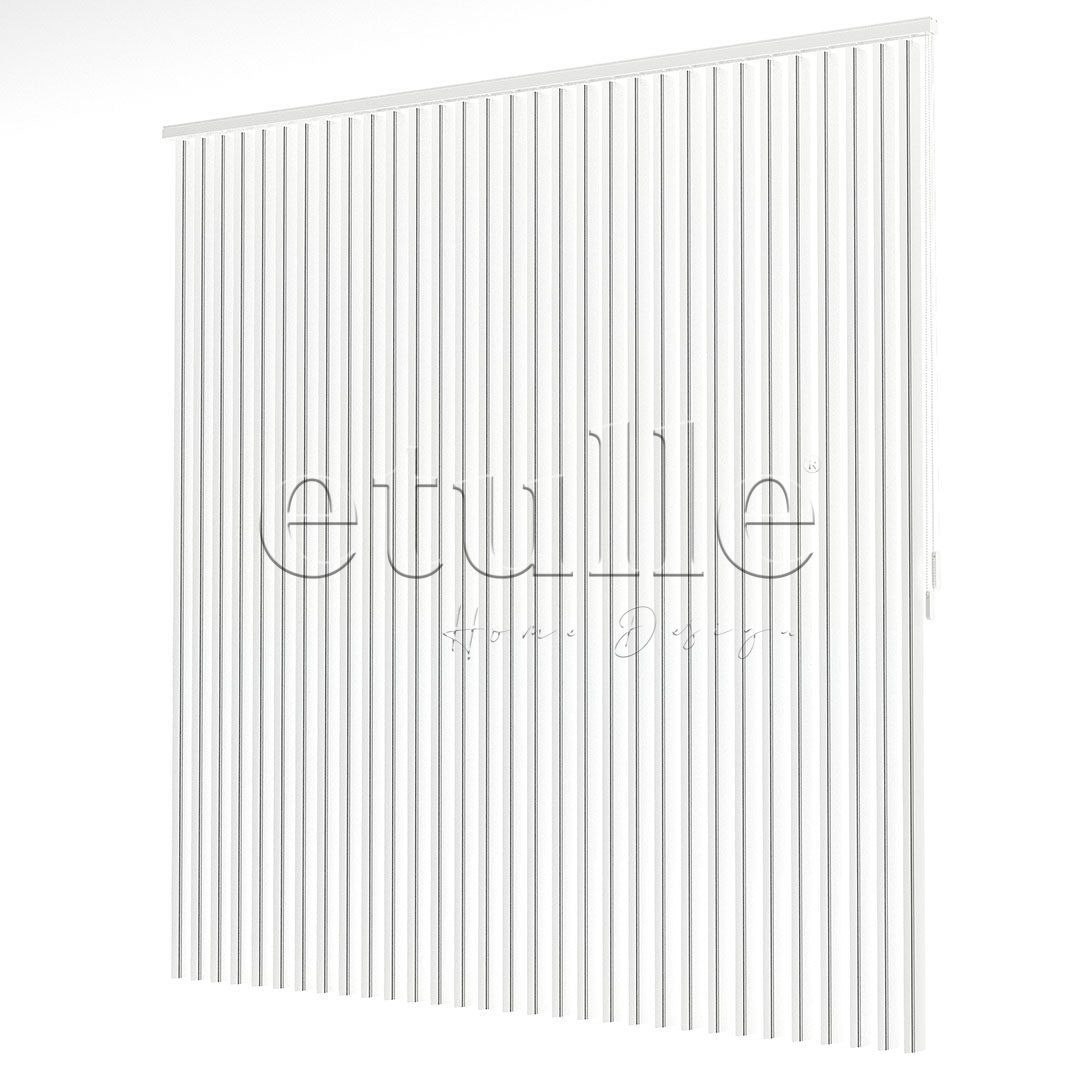 Siyah - Gri Çizgili PVC Dikey Perde