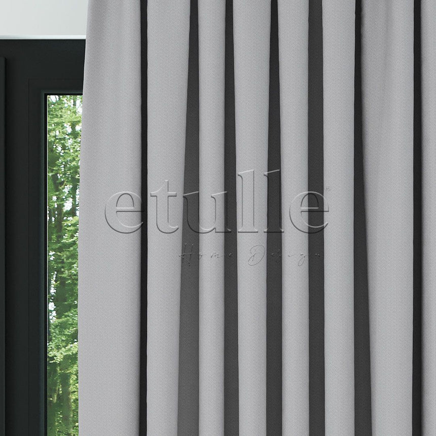 Taş Rengi Modern Balık Sırtı Desenli Fon Perde | Cirrus