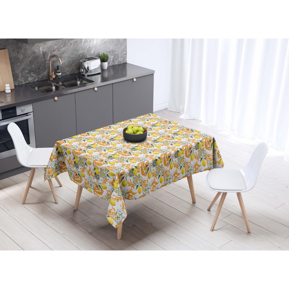 Limon Tasarımlı Masa Örtüsü 160x220CM